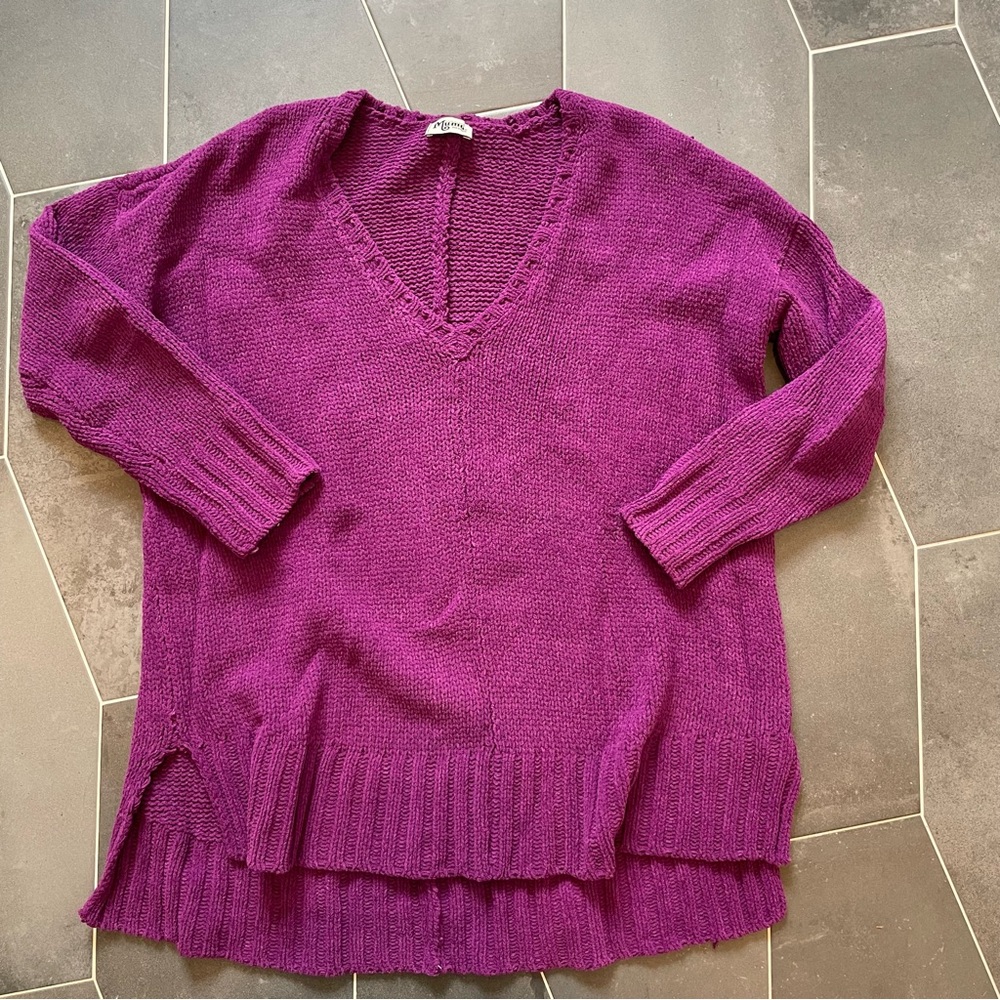 Show Me Your Mumu sweater - berry color